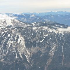 Flugwegposition um 13:39:46: Aufgenommen in der Nähe von Gemeinde Payerbach, Österreich in 2400 Meter